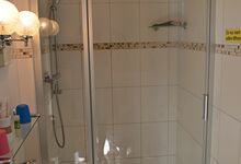 Bad mit Dusche Ferienhaus Zum Anleger 18 in Hohen Wieschendorf